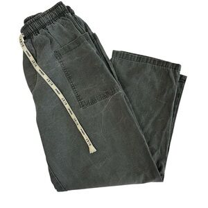 Kidōriman Wide-leg cargo pants. Charcoal Grey, women’s size large
